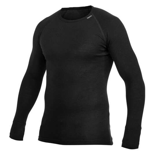 Woolpower Unisex Crewneck Lite Black XXS, Black