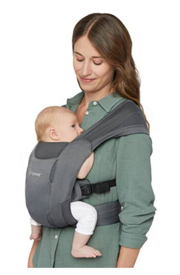 Ergobaby Embrace Bæresele Nyfødt Air Mesh Mørk Grå Ergobaby Embrace Bæresele Nyfødt Air Mesh Mørk Grå