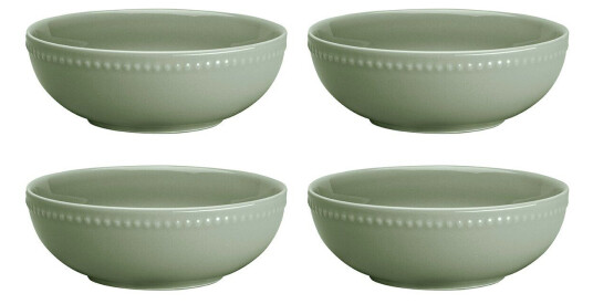 Scandi Living Dots frokostbolle 60 cl 4 stk. grønt