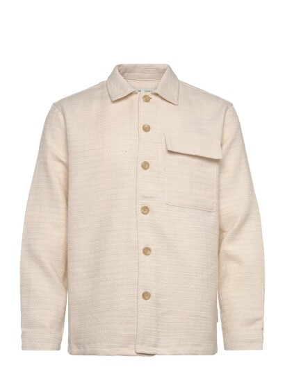 Casual Friday Cfmatt Structured Overshirt Cream M