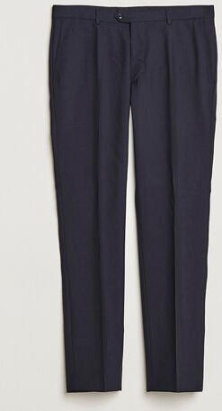 Oscar Jacobson Denz Wool Trousers Navy