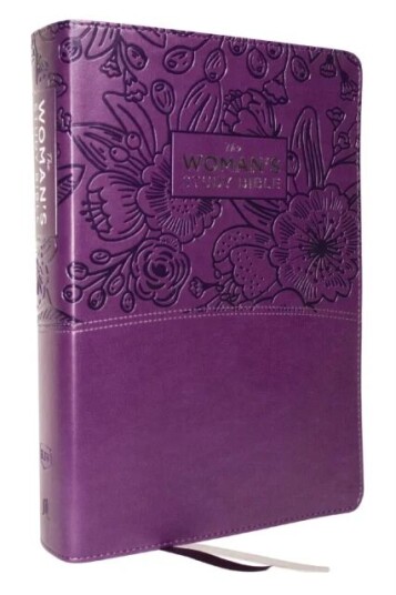 Kjv, The Woman'S Study Bible, Purple Leathersoft, Red Letter, Full-Color Edition, Comfort Print