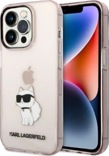 Karl Lagerfeld KLHCP14LHNCHTCP iPhone 14 Pro 6.1" pink/pink hardcase Ikonik Choupette