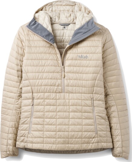 RAB Microlighter Pullover Hoody Dame Dark Pebble #CCB8A6) 10