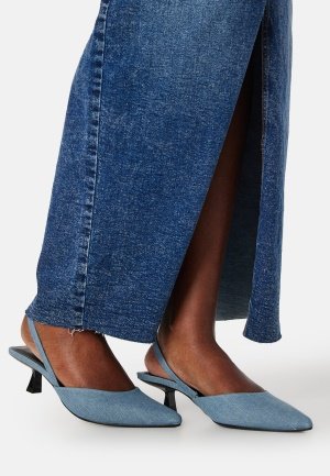 ONLY Coco-4 Denim Slingback Pump Light Blue Denim 37 ONLY Coco-4 Denim Slingback Pump Light Blue Denim 37