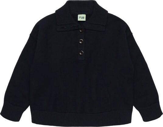 FUB Felted Anorak Navy 130 FUB Felted Anorak Navy 130