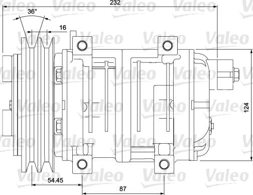 AC kompressor VALEO 700868 AC kompressor VALEO 700868