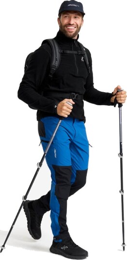 Revolutionrace Surmount Pro Hiking Stretch Pants Herre True Blue/Black XL Turbukse & Fritidsbukse