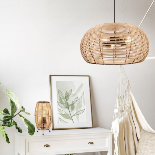 Trio Lighting Inga takpendel 50 - Natur