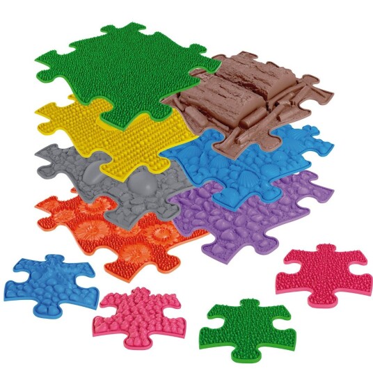 eduplay Taktilmatter Sett med 11 stk.