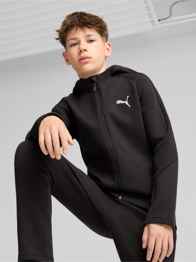 Puma Evostripe Full-Zip Big Kids' Hoodie Sort 164