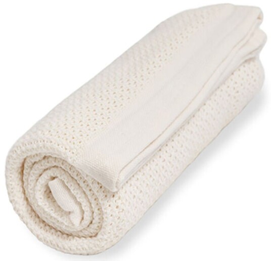 Vinter & Bloom Filt Soft Grid Blanket ECO Pearl White Vinter & Bloom Filt Soft Grid Blanket ECO Pearl White