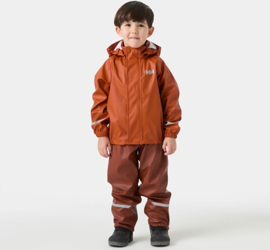 Helly Hansen Barn Bergen 2.0 Pu Regnsett Rød 104