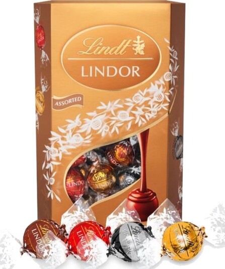 Lindt Lindor Assorted Forskjellig Sjokolade Trøfler med Fyll 200 gram