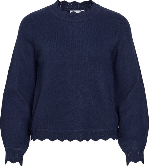 Vila Vinikolina O Neck L/S Knit Top Noos NAVY BLAZER XXL Vila Vinikolina O Neck L/S Knit Top Noos NAVY BLAZER XXL