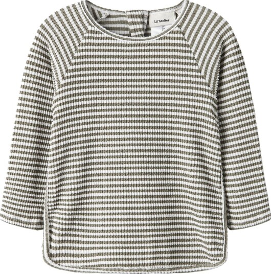 Lil"Atelier Nmmfredo Fin Ls Uv Top Lil Khaki green 110