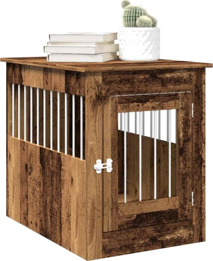 Hundeburmøbler Gammelt Tre 55X80X68 cm Konstruert Tre Hundeburmøbler Gammelt Tre 55X80X68 cm Konstruert Tre