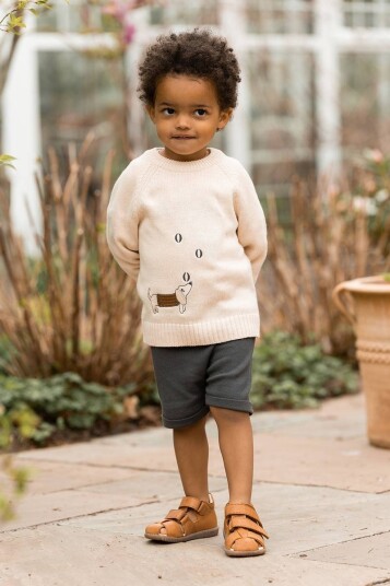 Fliink Magic Embroidered Pullover Sandshell (116 / 6 år)