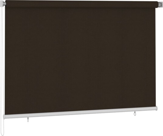 vidaXL Utendørs rullegardin 225 (B) x 140 (H) cm brun