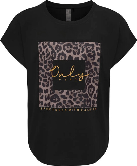 Only Play Onpaub Rie On Ss Loose Jrs Tee Girls Black 122 128