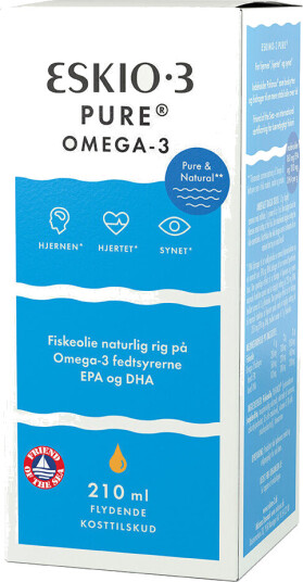 Eskio-3 Fiskeolje 250 Kapslar