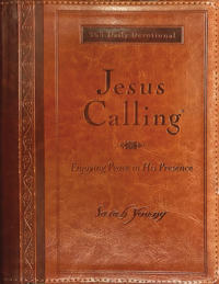 Jesus Calling, Large Text Brown Leathersoft, With Full Scriptures Av Sarah Young