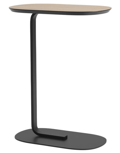 Muuto Relate sidebord H: 73,5 cm Oak veneer-Black