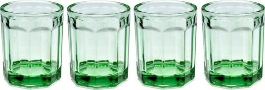 Serax Fish & Fish glass 22 cl 4-pakning Green Serax Fish & Fish glass 22 cl 4-pakning Green