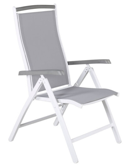 Venture Home Albany hagestol 5 pos. Innstillbar hvit. 1600013-01-0 1600005-01-0