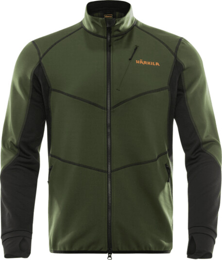 Härkila Men's Scandinavian Fleece Jacket XXXL, Duffel Green/Black