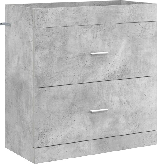 Badskapinet under vask Betonggrå 78,5 x 37,5 x 81 cm Badskapinet under vask Betonggrå 78,5 x 37,5 x 81 cm