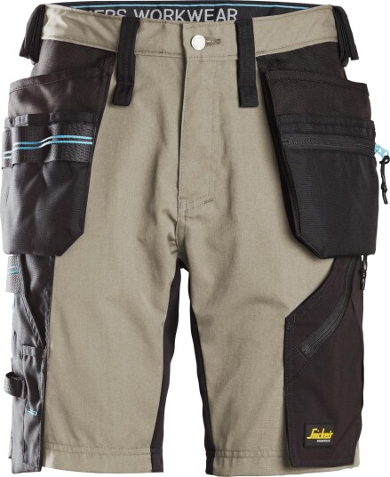 Snickers Workwear 6110 LiteWork Arbeidsshorts grønn/svart Grønn/Svart, Klær
