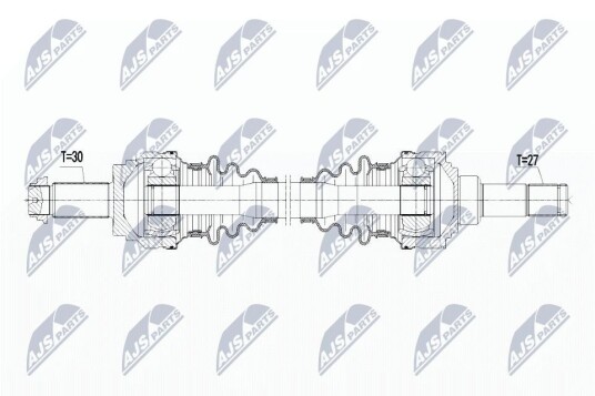 Nty Drivaksel NTY NPW BM 075