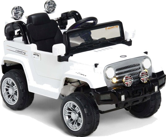 Alex"s Garage Jeep Elbil, Hvit