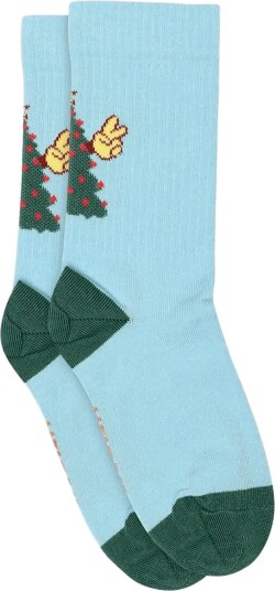 Melton Tree Peace Socks SKY BLUE 23/26