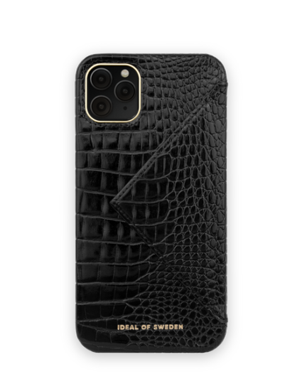 Ideal Of Sweden Statement Case Neo Noir Croco Flap Pocket (IDSCAW20-1965-240)