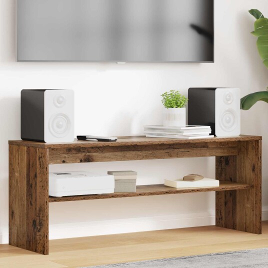 TV skap Gammelt tre 100 x 30 x 40 cm Konstruert tre TV skap Gammelt tre 100 x 30 x 40 cm Konstruert tre