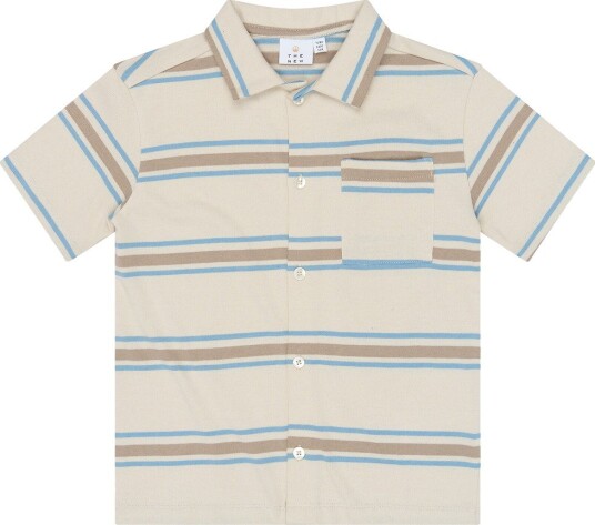 The New Tnthor Os S_S Shirt - Cream - 110/116