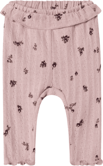 Name It Nbflower leggings til baby Burnished Lilac Name It Nbflower leggings til baby Burnished Lilac