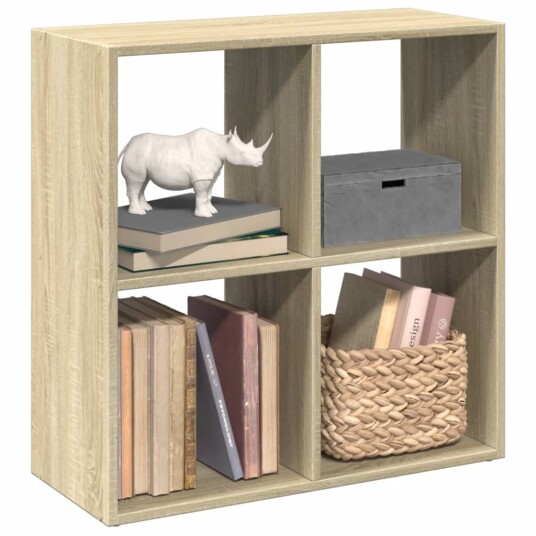 Romdeler bokhylle sonoma eik 69,5x29x69,5 cm konstruert tre Romdeler bokhylle sonoma eik 69,5x29x69,5 cm konstruert tre