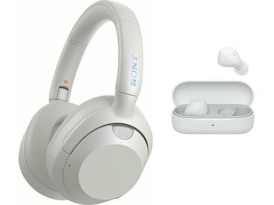 Sony ULT WEAR trådløse hodetelefoner Over Ear med mic Hvit Sony ULT WEAR trådløse hodetelefoner Over Ear med mic Hvit