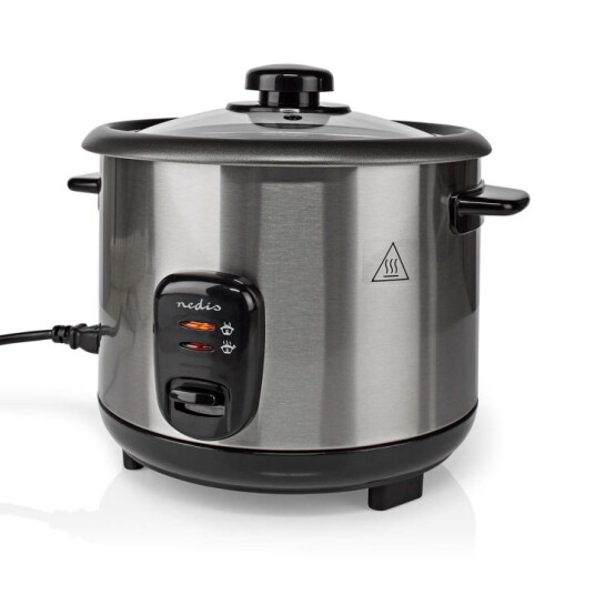 Nedis 1,5L Riskoker 500W med Non-stick Belegg og Avtagbar Bolle