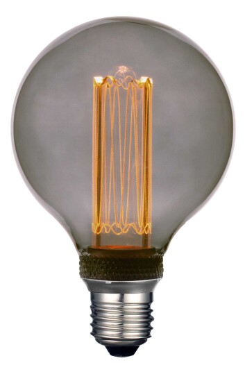PR Home LED-pære E27 Røykgrå 95mm 1W Grå
