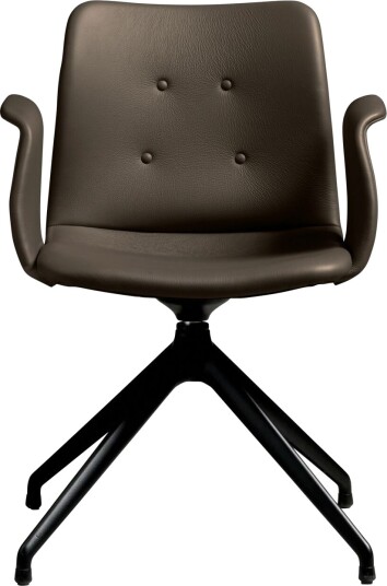 Sibast Furniture Bent Hansen Primum 4 stjerners Spisestuestol med Svingbar Sort/ Zenso 3 230