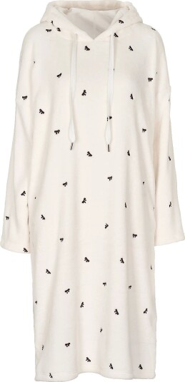 Missya Teddy Dress - IVORY W EMBROIDERY - XS