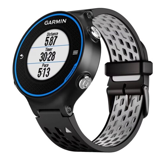 INF Klokkereim til Garmin Forerunner 620/630/220/230/235 / 735XT svart / grå