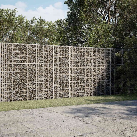vidaXL Gabion med 3,5 mm tråd og 5x10 cm mesh 300x10x150 cm