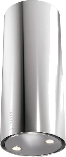 Eico Cylindra I X EV8 Fritthengende Ventilator Ø370 mm Rustfritt Stål Rød med Belysning
