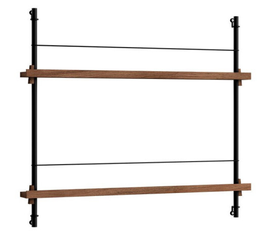 Moebe   Magazine Shelving 65 Hylle Smoked Oak/Black   Lampemesteren
