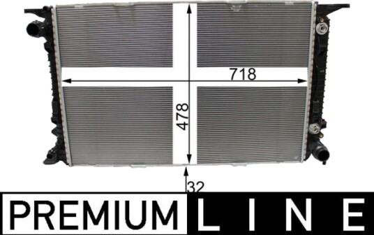 Radiator MAHLE ORIGINAL CR 2178 000P